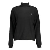 U.S. POLO ASSN. Black Wool Women Sweater -   -  U.S. POLO ASSN..